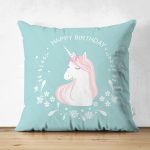 Realhomes Çift Taraflı Özel Tasarımlı Dijital Baskılı Çocuk Odası Süet Yastık Kırlent Kılıfı Realhomes