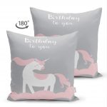 - Suet-K-4560-1 - Realhomes Realhomes Çift Taraflı Özel Tasarımlı Dijital Baskılı Çocuk Odası Süet Yastık Kırlent Kılıfı Realhomes