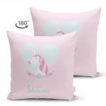 - Suet-K-4575-1 - Realhomes  Realhomes Çift Taraflı Özel Tasarımlı Dijital Baskılı Çocuk Odası Süet Yastık Kırlent Kılıfı Realhomes