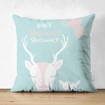 - Suet-K-4576 - Realhomes Realhomes Çift Taraflı Özel Tasarımlı Dijital Baskılı Çocuk Odası Süet Yastık Kırlent Kılıfı Realhomes