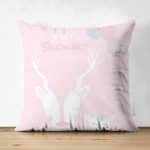 Realhomes Çift Taraflı Özel Tasarımlı Dijital Baskılı Çocuk Odası Süet Yastık Kırlent Kılıfı Realhomes