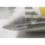 - Suet-K-4582-2 - Realhomes Çift Taraflı Beyaz Zeminde Ayıcık Motifli Dijital Baskılı Çocuk Odası Süet Yastık Kırlent Kılıfı Realhomes