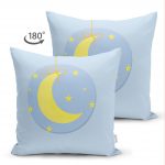 - Suet-K-4598m-1 - Realhomes Realhomes Çift Taraflı Özel Tasarımlı Dijital Baskılı Çocuk Odası Süet Yastık Kırlent Kılıfı Realhomes