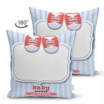 - Suet-K-4605-1 - Realhomes Realhomes Çift Taraflı Özel Tasarımlı Dijital Baskılı Çocuk Odası Süet Yastık Kırlent Kılıfı Realhomes