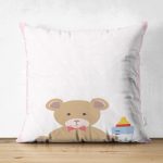 - Suet-K-4606 - Realhomes Realhomes Çift Taraflı Özel Tasarımlı Dijital Baskılı Çocuk Odası Süet Yastık Kırlent Kılıfı Realhomes