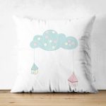 - Suet-K-4610 - Realhomes Realhomes Çift Taraflı Özel Tasarımlı Dijital Baskılı Çocuk Odası Süet Yastık Kırlent Kılıfı Realhomes