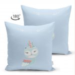 - Suet-K-4613m-1 - Realhomes Realhomes Çift Taraflı Özel Tasarımlı Dijital Baskılı Çocuk Odası Süet Yastık Kırlent Kılıfı Realhomes