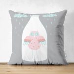 - Suet-K-4616 - Realhomes Realhomes Çift Taraflı Özel Tasarımlı Dijital Baskılı Çocuk Odası Süet Yastık Kırlent Kılıfı Realhomes