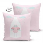 Realhomes Çift Taraflı Özel Tasarımlı Dijital Baskılı Çocuk Odası Süet Yastık Kırlent Kılıfı Realhomes