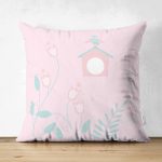 - Suet-K-4619 - Realhomes Realhomes Çift Taraflı Özel Tasarımlı Dijital Baskılı Çocuk Odası Süet Yastık Kırlent Kılıfı Realhomes