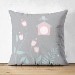 - Suet-K-4620 - Realhomes Realhomes Çift Taraflı Özel Tasarımlı Dijital Baskılı Çocuk Odası Süet Yastık Kırlent Kılıfı Realhomes