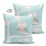 - Suet-K-4627-1 - Realhomes Realhomes Çift Taraflı Özel Tasarımlı Dijital Baskılı Çocuk Odası Süet Yastık Kırlent Kılıfı Realhomes