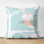 - Suet-K-4627 - Realhomes Realhomes Çift Taraflı Özel Tasarımlı Dijital Baskılı Çocuk Odası Süet Yastık Kırlent Kılıfı Realhomes