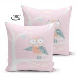 - Suet-K-4629-1 - Realhomes Realhomes Çift Taraflı Özel Tasarımlı Dijital Baskılı Çocuk Odası Süet Yastık Kırlent Kılıfı Realhomes
