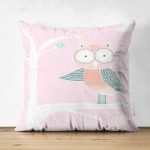 - Suet-K-4629 - Realhomes Realhomes Çift Taraflı Özel Tasarımlı Dijital Baskılı Çocuk Odası Süet Yastık Kırlent Kılıfı Realhomes