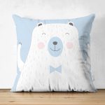 Realhomes Çift Taraflı Özel Tasarımlı Dijital Baskılı Çocuk Odası Süet Yastık Kırlent Kılıfı Realhomes