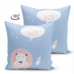 Realhomes Çift Taraflı Özel Tasarımlı Dijital Baskılı Çocuk Odası Süet Yastık Kırlent Kılıfı Realhomes
