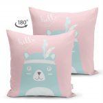 - Suet-K-4648-1 - Realhomes Realhomes Çift Taraflı Özel Tasarımlı Dijital Baskılı Çocuk Odası Süet Yastık Kırlent Kılıfı Realhomes
