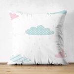 - Suet-K-4650 - Realhomes Realhomes Çift Taraflı Özel Tasarımlı Dijital Baskılı Çocuk Odası Süet Yastık Kırlent Kılıfı Realhomes