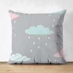 - Suet-K-4651 - Realhomes Realhomes Çift Taraflı Özel Tasarımlı Dijital Baskılı Çocuk Odası Süet Yastık Kırlent Kılıfı Realhomes