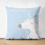 - Suet-K-4653m - Realhomes Realhomes Çift Taraflı Özel Tasarımlı Dijital Baskılı Çocuk Odası Süet Yastık Kırlent Kılıfı Realhomes