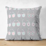 - Suet-K-4656 - Realhomes Realhomes Çift Taraflı Özel Tasarımlı Dijital Baskılı Çocuk Odası Süet Yastık Kırlent Kılıfı Realhomes