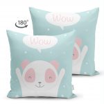 - Suet-K-4658-1 - Realhomes Realhomes Çift Taraflı Özel Tasarımlı Dijital Baskılı Çocuk Odası Süet Yastık Kırlent Kılıfı Realhomes