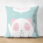 - Suet-K-4658 - Realhomes Realhomes Çift Taraflı Özel Tasarımlı Dijital Baskılı Çocuk Odası Süet Yastık Kırlent Kılıfı Realhomes