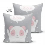 - Suet-K-4659-1 - Realhomes Realhomes Çift Taraflı Özel Tasarımlı Dijital Baskılı Çocuk Odası Süet Yastık Kırlent Kılıfı Realhomes