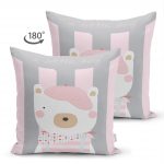 - Suet-K-4670-1 - Realhomes Realhomes Çift Taraflı Özel Tasarımlı Dijital Baskılı Çocuk Odası Süet Yastık Kırlent Kılıfı Realhomes