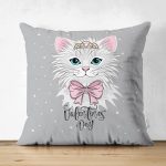 - Suet-K-4673 - Realhomes Realhomes Çift Taraflı Özel Tasarımlı Dijital Baskılı Çocuk Odası Süet Yastık Kırlent Kılıfı Realhomes