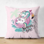 - Suet-K-4678 - Realhomes Realhomes Çift Taraflı Özel Tasarımlı Dijital Baskılı Çocuk Odası Süet Yastık Kırlent Kılıfı Realhomes