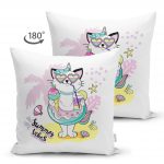 Realhomes Çift Taraflı Özel Tasarımlı Dijital Baskılı Çocuk Odası Süet Yastık Kırlent Kılıfı Realhomes