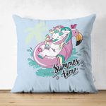 Realhomes Çift Taraflı Özel Tasarımlı Dijital Baskılı Çocuk Odası Süet Yastık Kırlent Kılıfı Realhomes