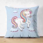 - Suet-K-4690 - Realhomes Realhomes Çift Taraflı Özel Tasarımlı Dijital Baskılı Çocuk Odası Süet Yastık Kırlent Kılıfı Realhomes