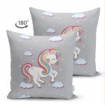 - Suet-K-4690g-1 - Realhomes Realhomes Çift Taraflı Özel Tasarımlı Dijital Baskılı Çocuk Odası Süet Yastık Kırlent Kılıfı Realhomes