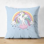 Realhomes Çift Taraflı Özel Tasarımlı Dijital Baskılı Çocuk Odası Süet Yastık Kırlent Kılıfı Realhomes