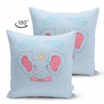 - Suet-K-4694-1 - Realhomes Realhomes Çift Taraflı Özel Tasarımlı Dijital Baskılı Çocuk Odası Süet Yastık Kırlent Kılıfı Realhomes
