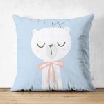 - Suet-K-4706 - Realhomes Realhomes Çift Taraflı Özel Tasarımlı Dijital Baskılı Çocuk Odası Süet Yastık Kırlent Kılıfı Realhomes