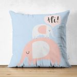 - Suet-K-4707 - Realhomes Realhomes Çift Taraflı Özel Tasarımlı Dijital Baskılı Çocuk Odası Süet Yastık Kırlent Kılıfı Realhomes