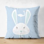 - Suet-K-4708 - Realhomes Realhomes Çift Taraflı Özel Tasarımlı Dijital Baskılı Çocuk Odası Süet Yastık Kırlent Kılıfı Realhomes