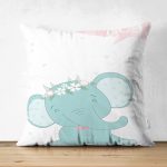 - Suet-K-4709b - Realhomes Realhomes Çift Taraflı Özel Tasarımlı Dijital Baskılı Çocuk Odası Süet Yastık Kırlent Kılıfı Realhomes