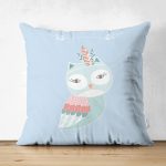 Realhomes Çift Taraflı Özel Tasarımlı Dijital Baskılı Çocuk Odası Süet Yastık Kırlent Kılıfı Realhomes