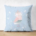 - Suet-K-4719 - Realhomes Realhomes Çift Taraflı Özel Tasarımlı Dijital Baskılı Çocuk Odası Süet Yastık Kırlent Kılıfı Realhomes