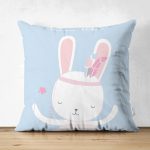 Realhomes Çift Taraflı Özel Tasarımlı Dijital Baskılı Çocuk Odası Süet Yastık Kırlent Kılıfı Realhomes