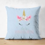 Realhomes Çift Taraflı Özel Tasarımlı Dijital Baskılı Çocuk Odası Süet Yastık Kırlent Kılıfı Realhomes