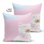 - Suet-K-4803-1 - Realhomes Realhomes Çift Taraflı Özel Tasarımlı Dijital Baskılı Çocuk Odası Süet Yastık Kırlent Kılıfı Realhomes