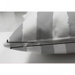 Çift Taraflı Gri Beyaz Çizgili Sarı Puanlı Temalı Çocuk Odası Süet Yastık Kırlent Kılıfı Realhomes