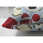 - Suet-K-4855-2 - Realhomes Realhomes Çift Taraflı Spor Topları Dijital Baskılı Modern Süet Yastık Kılıfı Realhomes