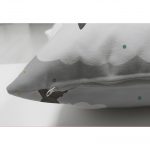 Realhomes Çift Taraflı Uçak Desenli Bulutlar Dijital Baskılı Modern Süet Kırlent Kılıfı Realhomes